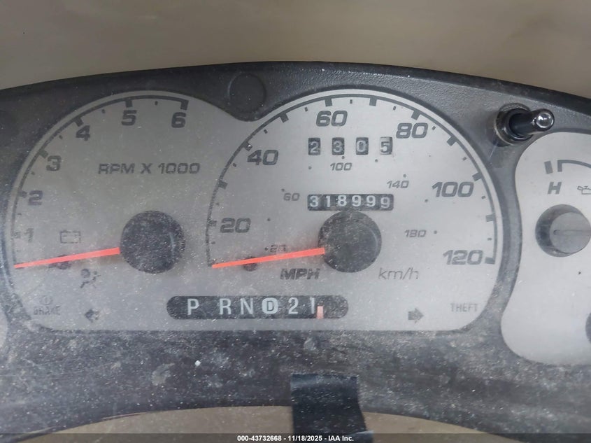 2003 Ford Ranger Edge/Tremor/Xl/Xlt VIN: 1FTYR14V13PB37769 Lot: 43732668