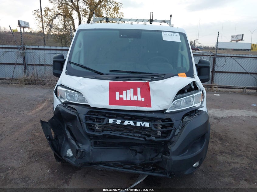 2023 Ram Promaster 2500 Low Roof 136 Wb VIN: 3C6LRVVG7PE572178 Lot: 43732710