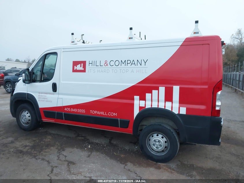 2023 Ram Promaster 2500 Low Roof 136 Wb VIN: 3C6LRVVG7PE572178 Lot: 43732710