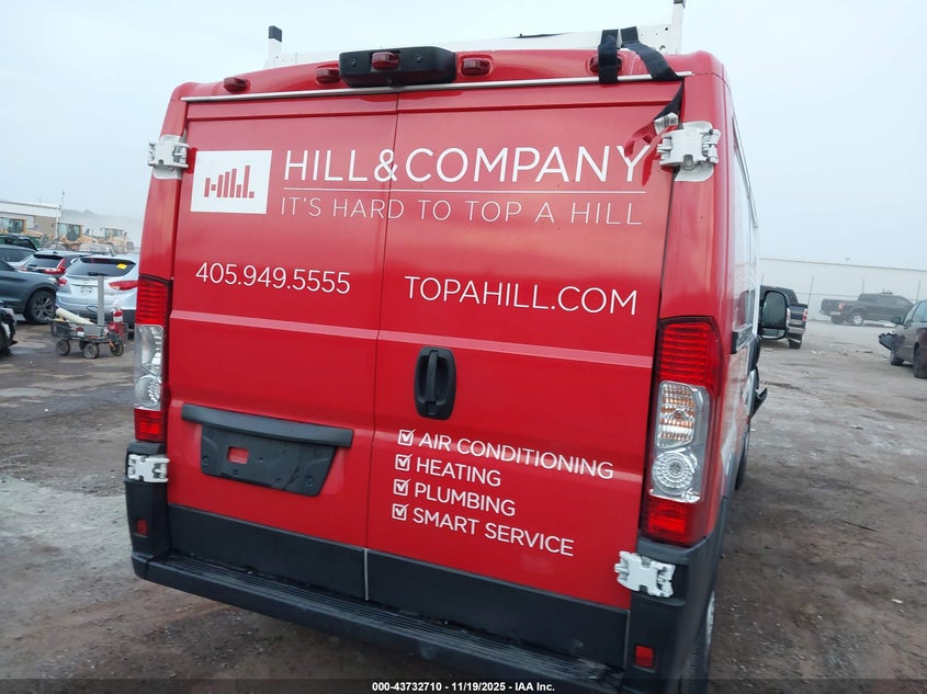 2023 Ram Promaster 2500 Low Roof 136 Wb VIN: 3C6LRVVG7PE572178 Lot: 43732710