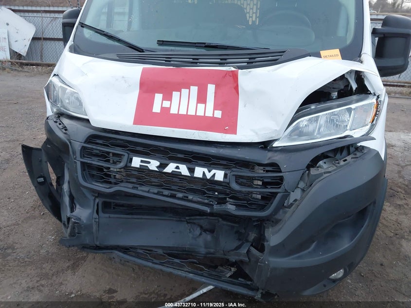 2023 Ram Promaster 2500 Low Roof 136 Wb VIN: 3C6LRVVG7PE572178 Lot: 43732710