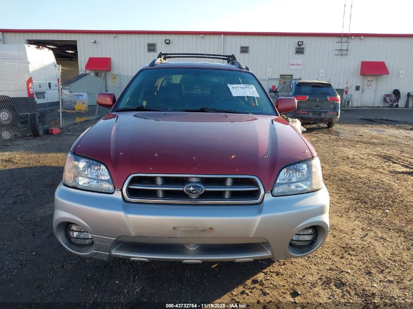 2003 Subaru Baja VIN: 4S4BT61C937105333 Lot: 43732754