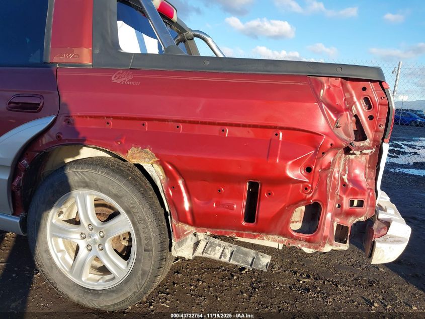 2003 Subaru Baja VIN: 4S4BT61C937105333 Lot: 43732754