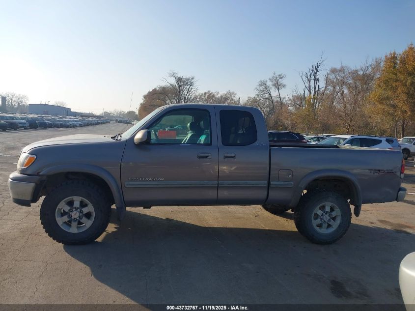 2000 Toyota Tundra Ltd V8 VIN: 5TBBT4818YS072117 Lot: 43732767