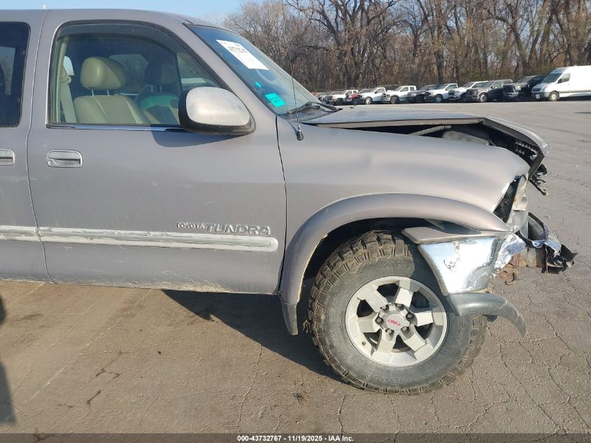 2000 Toyota Tundra Ltd V8 VIN: 5TBBT4818YS072117 Lot: 43732767