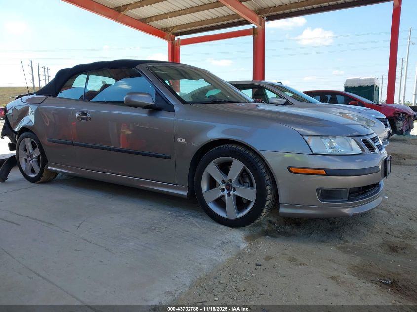 2007 Saab 9-3 Aero VIN: YS3FH71U376110604 Lot: 43732788