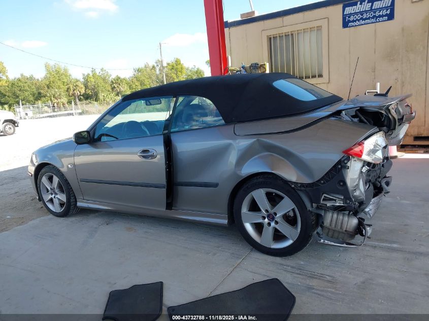 2007 Saab 9-3 Aero VIN: YS3FH71U376110604 Lot: 43732788