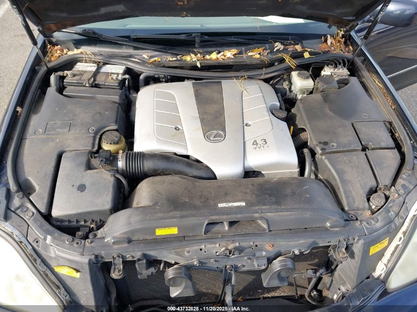 2004 Lexus Ls 430 VIN: JTHBN36F940162804 Lot: 43732828