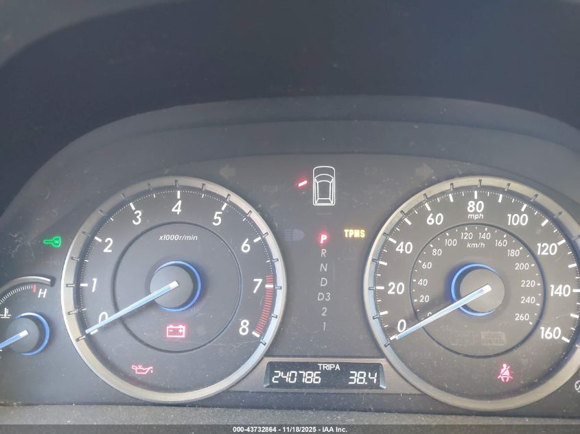 2012 Honda Crosstour Ex-L VIN: 5J6TF2H55CL008261 Lot: 43732864