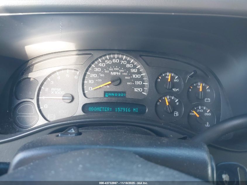 2003 Chevrolet Avalanche K1500 VIN: 3GNEK13T43G185883 Lot: 43732867