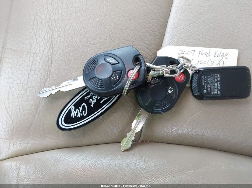 2007 Ford Edge Sel VIN: 2FMDK38C87BA84133 Lot: 43732883