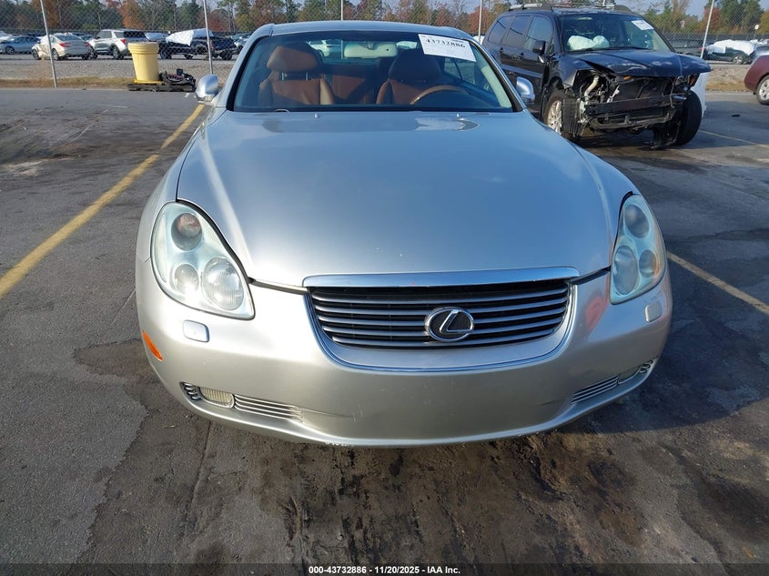 2002 Lexus Sc 430 VIN: JTHFN48Y920013926 Lot: 43732886