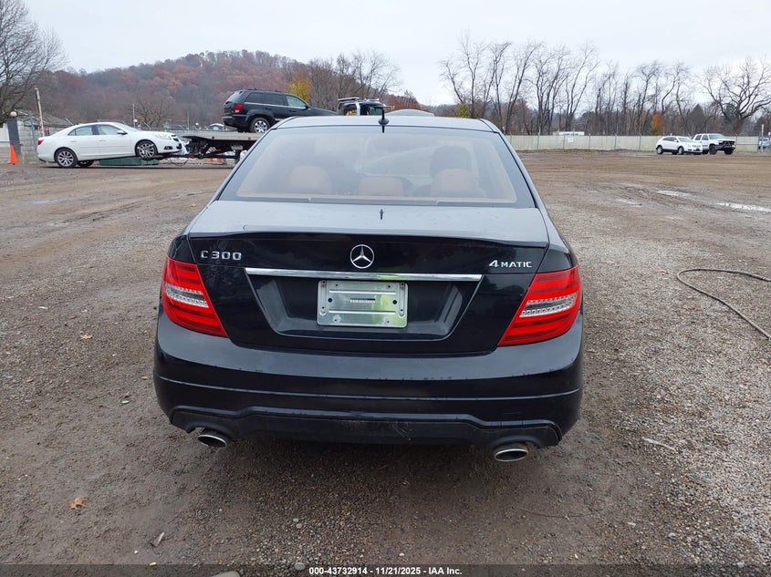 2013 Mercedes-Benz C 300 Sport 4Matic VIN: WDDGF8AB7DR267042 Lot: 43732914