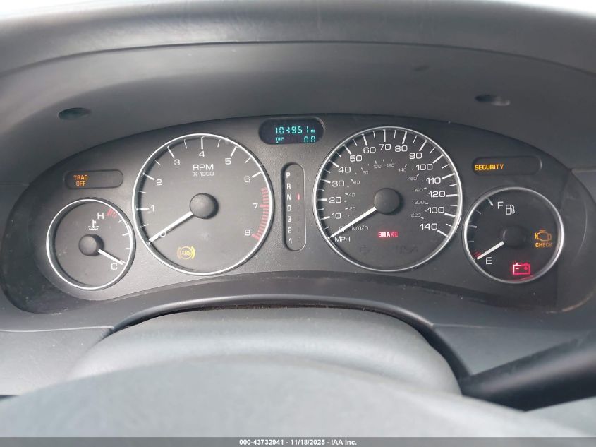 2003 Oldsmobile Aurora 4.0 VIN: 1G3GS64C134119687 Lot: 43732941