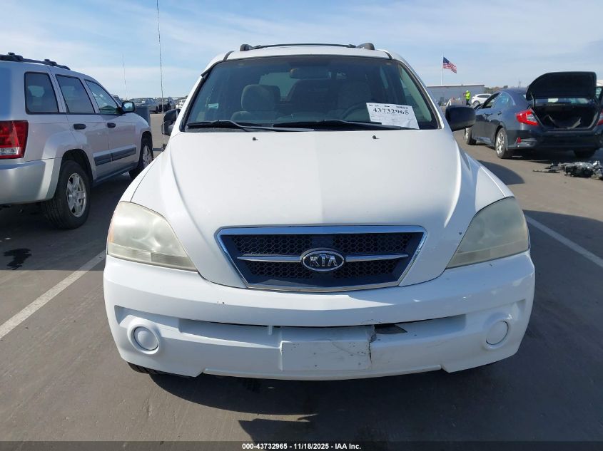 2006 Kia Sorento Ex/Lx VIN: KNDJC733465629590 Lot: 43732965
