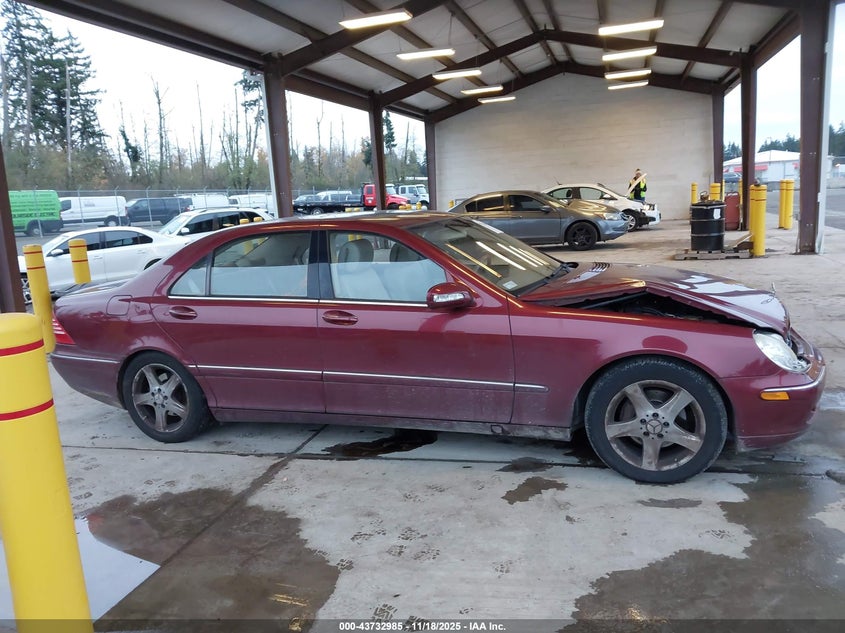 2005 Mercedes-Benz S 500 VIN: WDBNG75J55A456037 Lot: 43732985