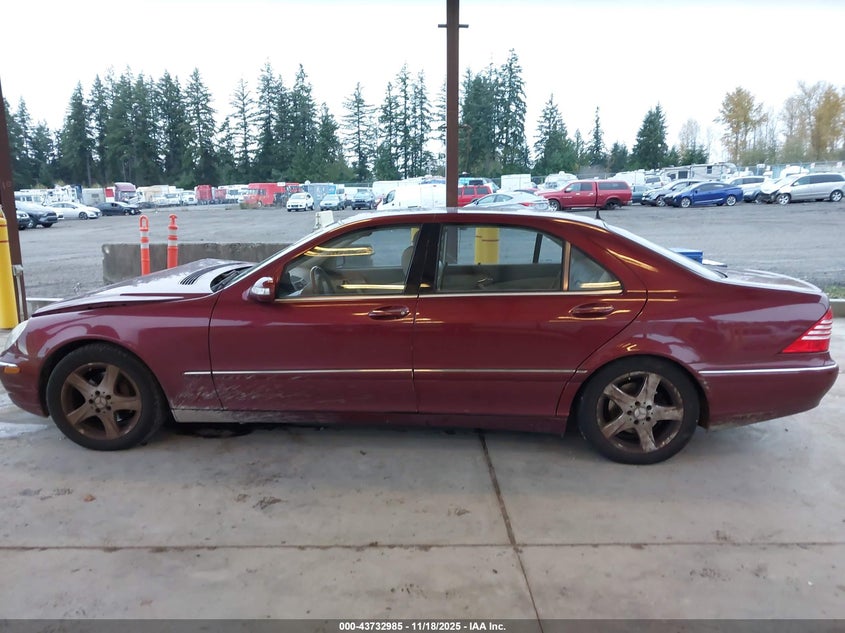 2005 Mercedes-Benz S 500 VIN: WDBNG75J55A456037 Lot: 43732985