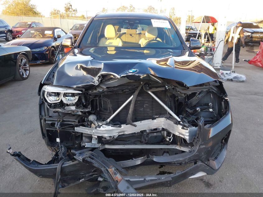 2021 BMW X3 Sdrive30I VIN: 5UXTY3C01M9F93213 Lot: 43732997