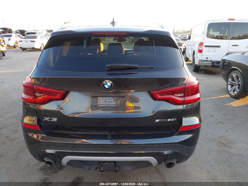 2021 BMW X3 Sdrive30I VIN: 5UXTY3C01M9F93213 Lot: 43732997