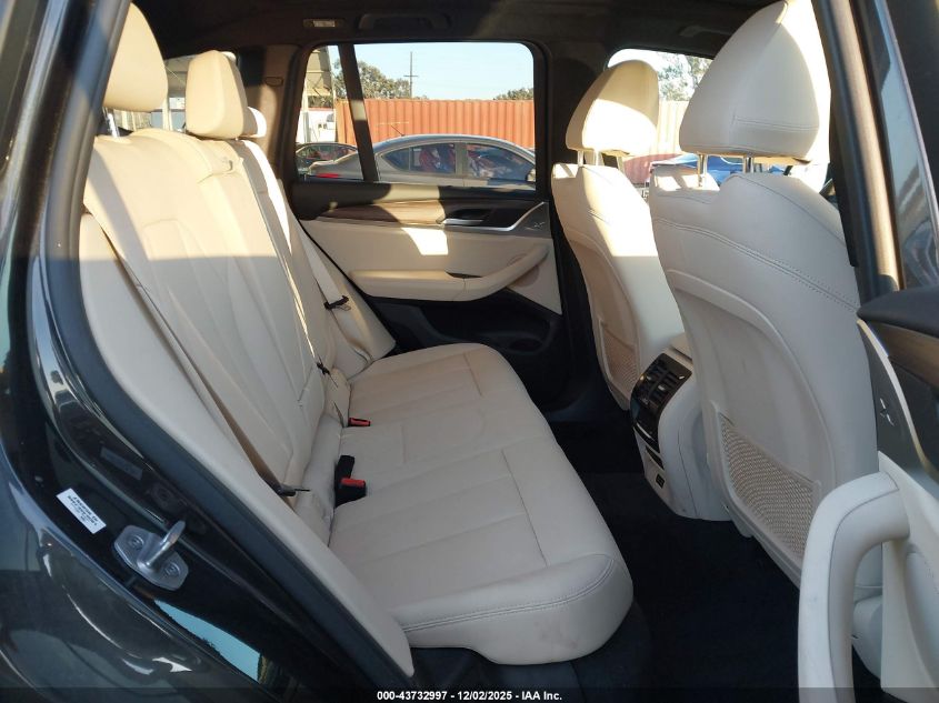 2021 BMW X3 Sdrive30I VIN: 5UXTY3C01M9F93213 Lot: 43732997