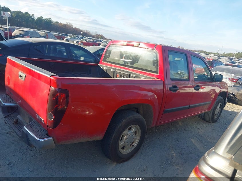 2006 GMC Canyon Sle1 VIN: 1GTCS138768222785 Lot: 43733031