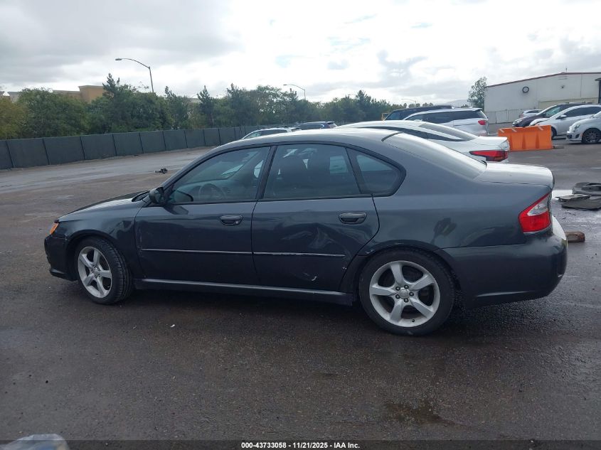 2009 Subaru Legacy 2.5I VIN: 4S3BL616997215015 Lot: 43733058
