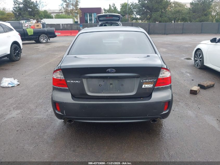 2009 Subaru Legacy 2.5I VIN: 4S3BL616997215015 Lot: 43733058