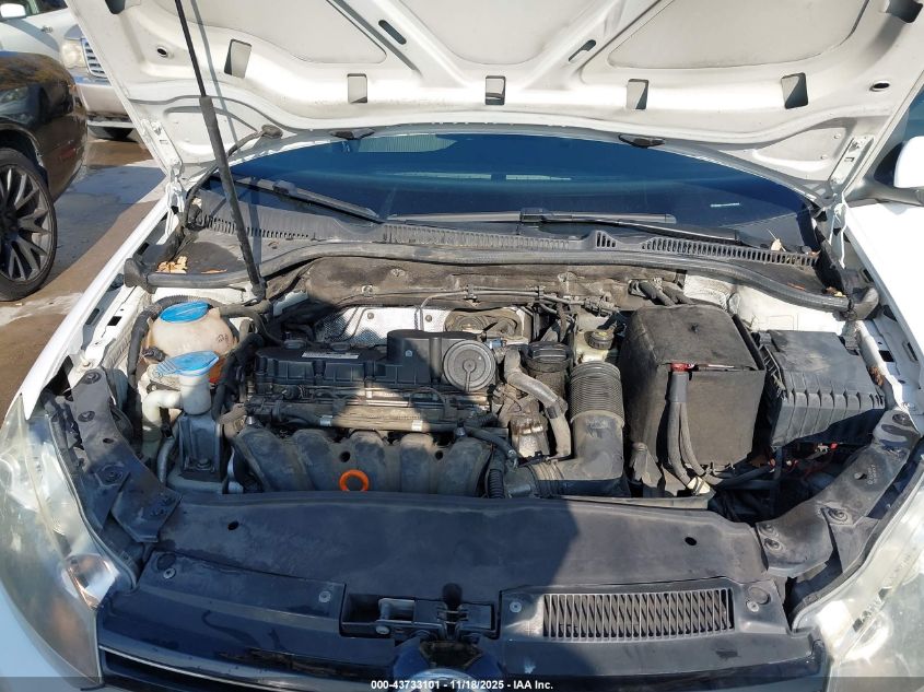 2012 Volkswagen Golf 2.5L 4-Door VIN: WVWDB7AJ9CW308006 Lot: 43733101