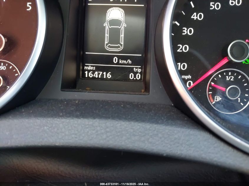 2012 Volkswagen Golf 2.5L 4-Door VIN: WVWDB7AJ9CW308006 Lot: 43733101