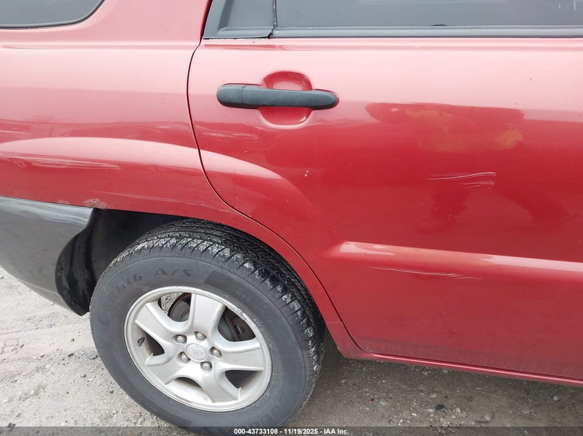 2007 Kia Sportage Lx VIN: KNDJF724477371658 Lot: 43733108