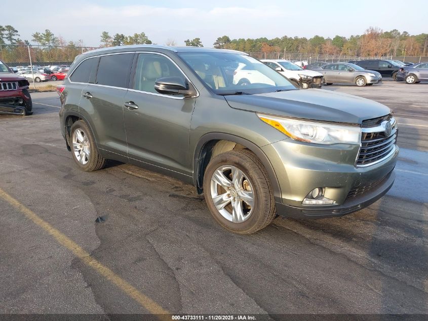 TOYOTA HIGHLANDER LIMITED PLATINUM V6