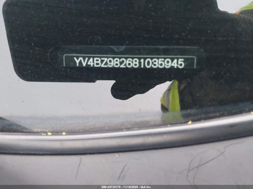 2008 Volvo Xc70 3.2 VIN: YV4BZ982681035945 Lot: 43733175