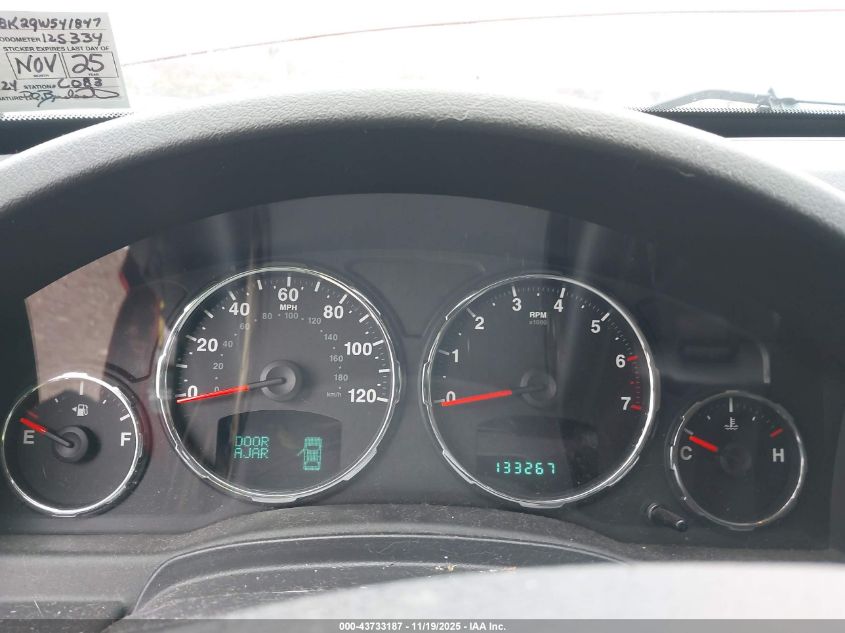 2009 Jeep Liberty Limited Edition VIN: 1J8GN58K29W541847 Lot: 43733187