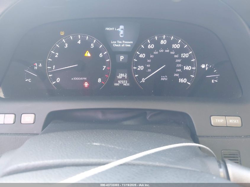 2008 Lexus Ls 460 VIN: JTHBL46F185071420 Lot: 43733303