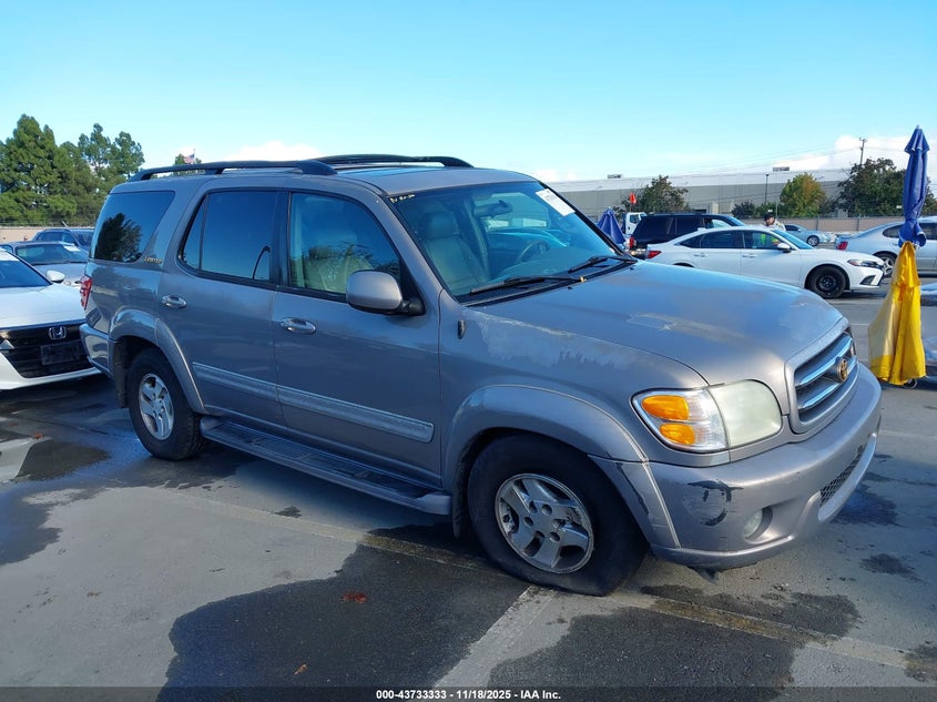 2001 Toyota Sequoia Limited V8 VIN: 5TDBT48A91S043075 Lot: 43733333