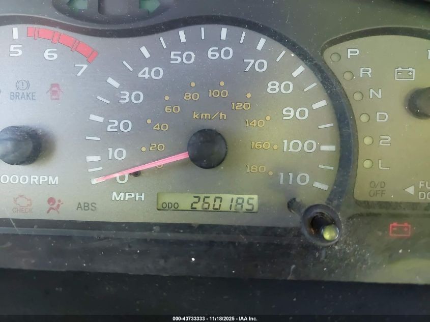 2001 Toyota Sequoia Limited V8 VIN: 5TDBT48A91S043075 Lot: 43733333