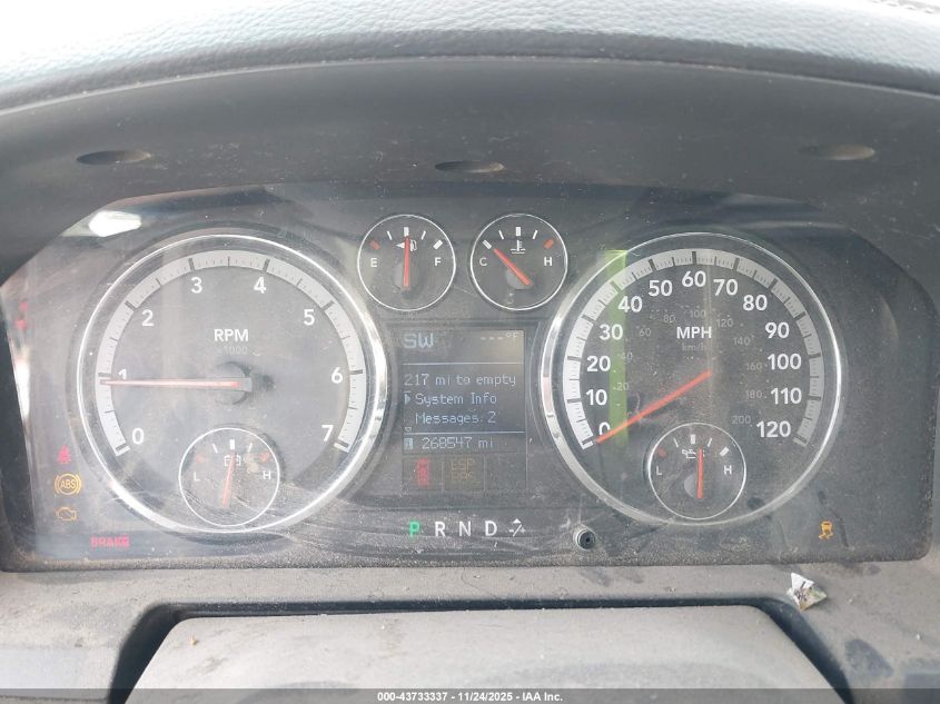 2009 Dodge Ram 1500 Slt/Sport/Trx VIN: 1D3HV18T89S712953 Lot: 43733337