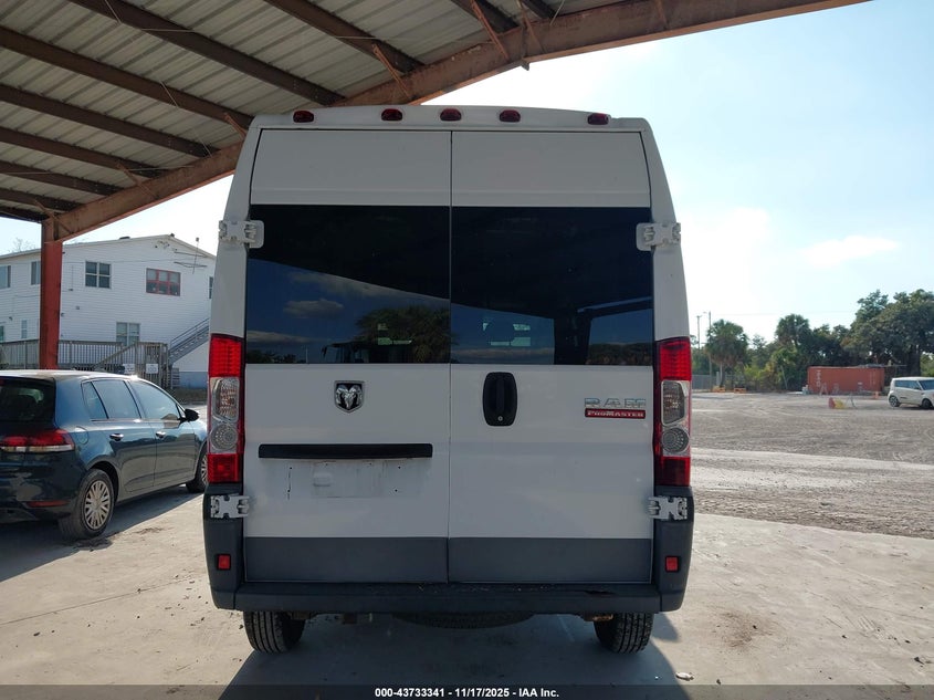 2017 Ram Promaster 2500 High Roof 159 Wb VIN: 3C6TRVDG3HE536684 Lot: 43733341