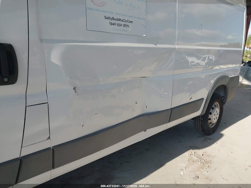 2017 Ram Promaster 2500 High Roof 159 Wb VIN: 3C6TRVDG3HE536684 Lot: 43733341