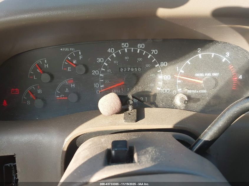 1999 Ford F-250 Lariat/Xl/Xlt VIN: 1FTNW21F0XEE43801 Lot: 43733385