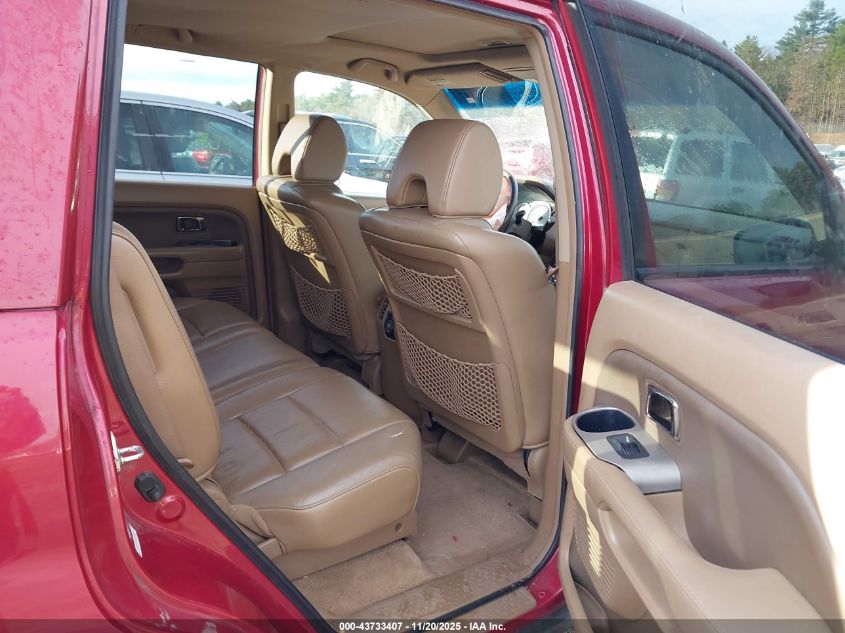 2006 Honda Pilot Ex-L VIN: 2HKYF18516H502857 Lot: 43733407