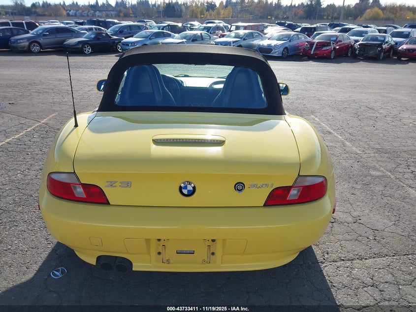 2001 BMW Z3 3.0I VIN: WBACN534X1LJ56537 Lot: 43733411