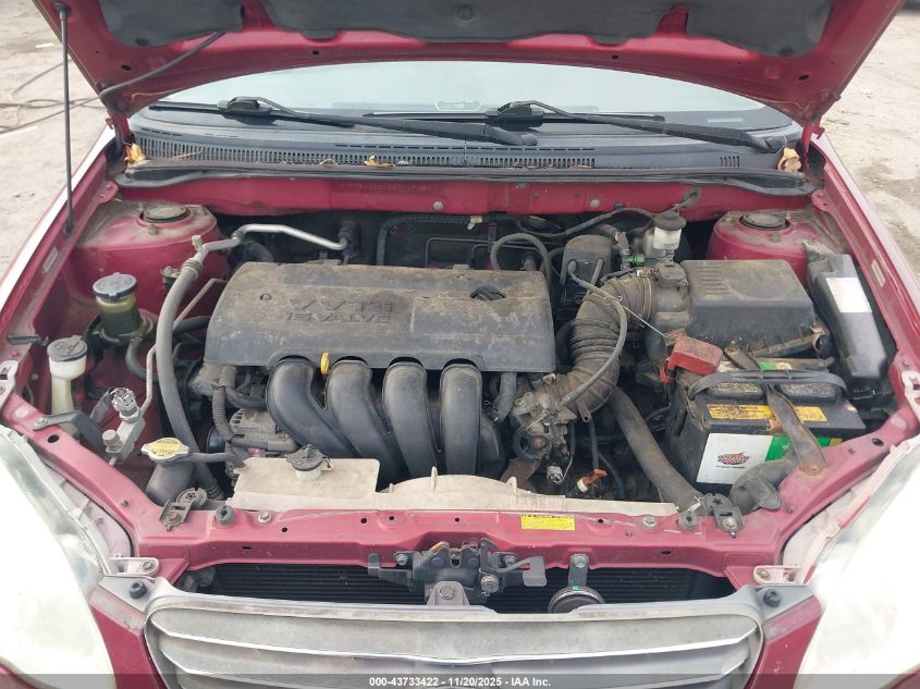 2003 Toyota Corolla Le VIN: JTDBR32E132011963 Lot: 43733422