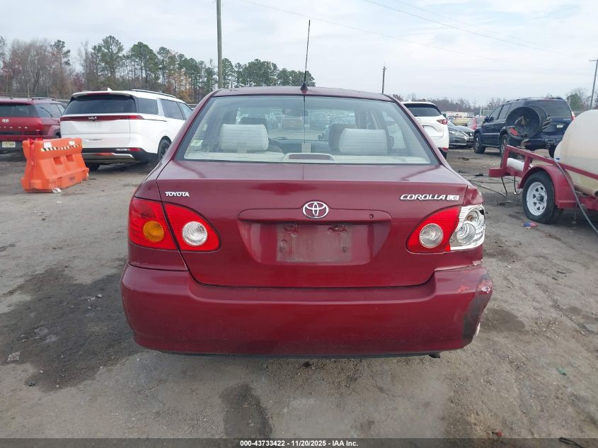 2003 Toyota Corolla Le VIN: JTDBR32E132011963 Lot: 43733422