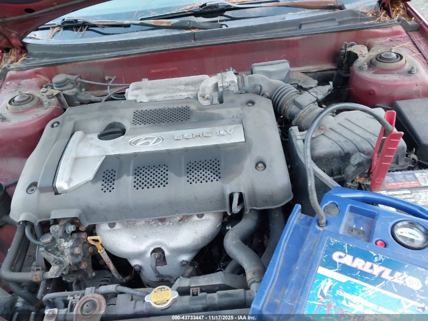 2005 Hyundai Elantra Gls/Gt VIN: KMHDN56D05U133959 Lot: 43733447