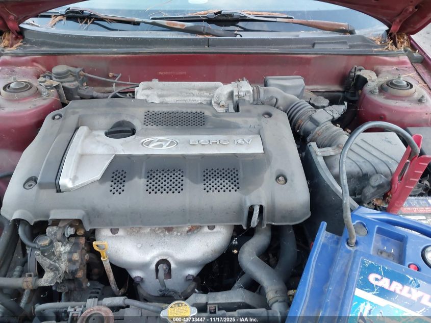 2005 Hyundai Elantra Gls/Gt VIN: KMHDN56D05U133959 Lot: 43733447