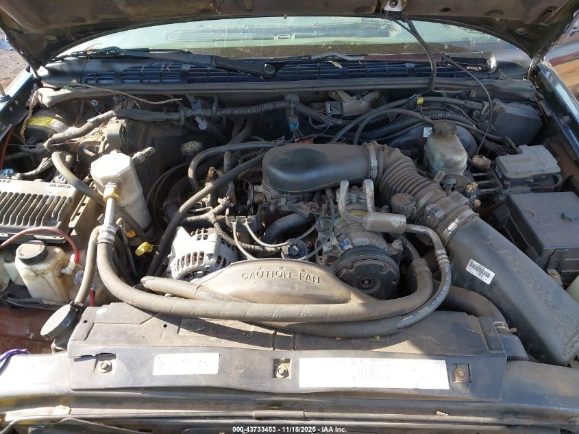 2000 Chevrolet Blazer Ls VIN: 1GNCT18W1YK299170 Lot: 43733453