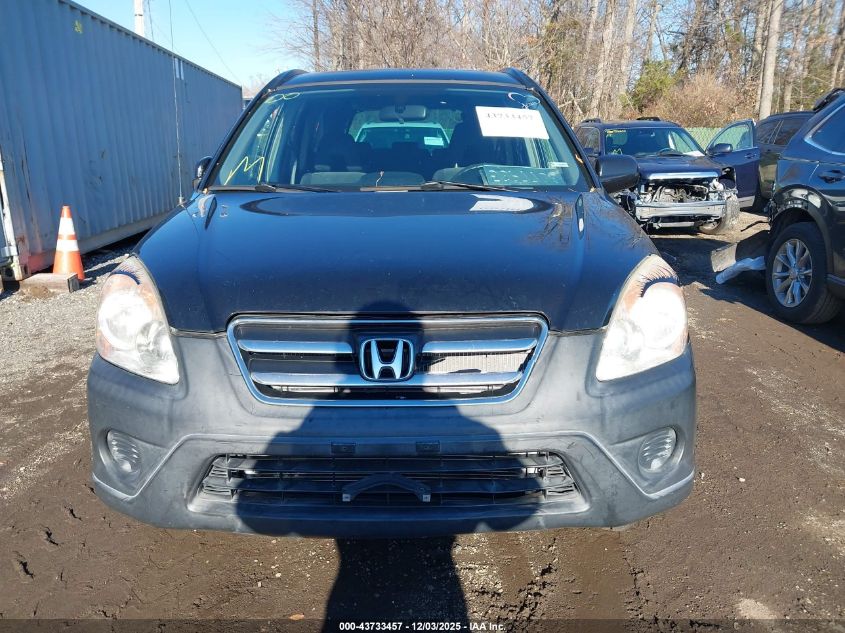 2006 Honda Cr-V Ex VIN: SHSRD78826U409442 Lot: 43733457