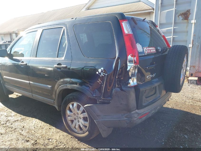 2006 Honda Cr-V Ex VIN: SHSRD78826U409442 Lot: 43733457