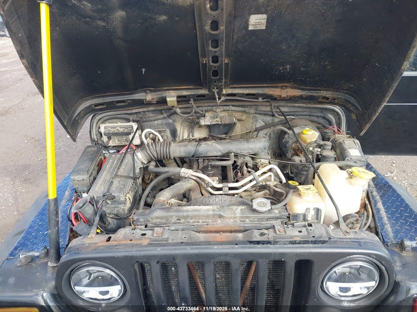 2002 Jeep Wrangler Sahara VIN: 1J4FA59S32P744124 Lot: 43733464